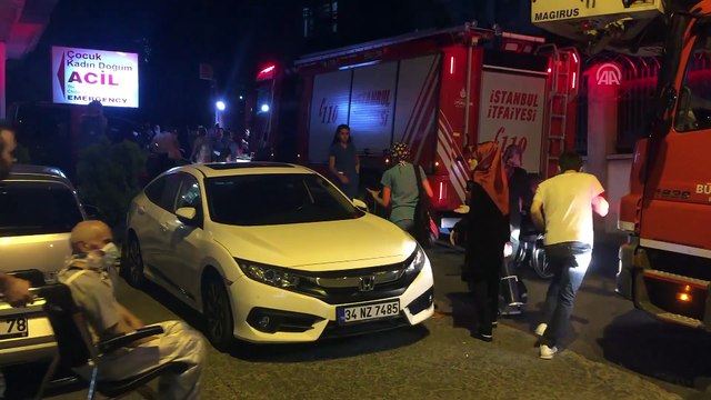 Haseki Hastanesi ek binasında yangın (1) - İSTANBUL
