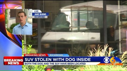 Download Video: Couple`s Missing Car, Dog Recovered After Being Stolen from Virginia Parking Lot