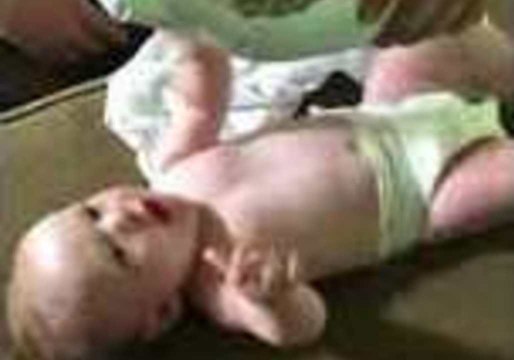 Infant is Ecstatic at Sight of Deployed Dad's Lookalike Doll