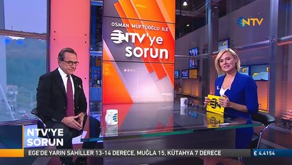 Osman Müftüoğlu ile NTV'ye Sorun 31 Ekim 2017