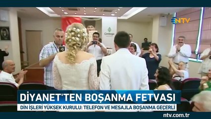 ''Erkek telefon,mektup,mesaj ve internet yoluyla boşanabilir''