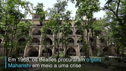 As ruínas dos Beatles na Índia