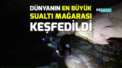 N Hayat... En büyük su altı mağarası bulundu