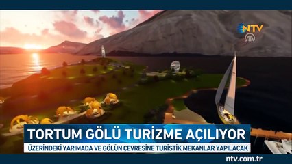 Tortum Gölü turizme açılıyor
