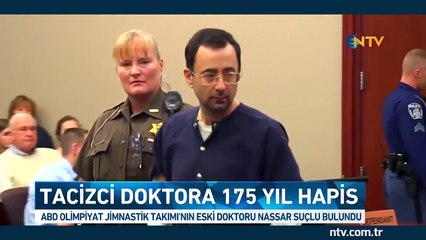 Tacizci doktora 175 yıl hapis