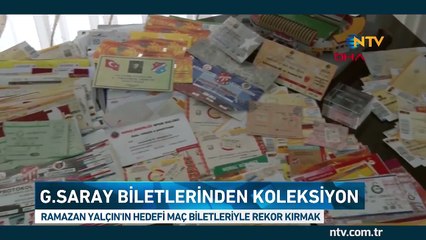 GS biletlerinden koleksiyon (1950'de oynanan GS-Sunderland maçının bileti de var)