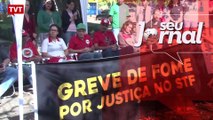 Greve de fome por Justiça e Lula Livre chega ao 14º dia