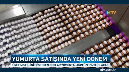 Yumurta satışında yeni dönem (Üretim şeklini gösteren 4 kod yumurta kabuğunda olacak)