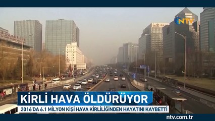 Dünyanın % 95'i kirli hava soluyor