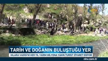 Kapadokya'nın İncisi'ne 382 basamaklı merdivenle iniliyor