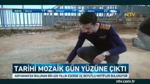 Tarihi mozaik gün yüzüne çıktı