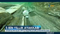 5 bin yıllık ayakkabı (İsviçre'de bir gölde bulundu)