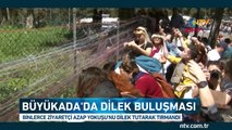 Büyükada'da dilek buluşması (Aya Yorgi Kilisesi'nde izdiham yaşandı)