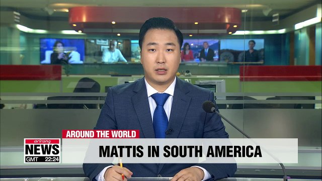 U.S. Defense Secretary Mattis kicks off first trip to South America to boost defense ties