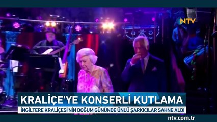 İngiltere Kraliçesi 2. Elizabeth 92 yaşında (Ünlü şarkıcılar sahneye çıktı)
