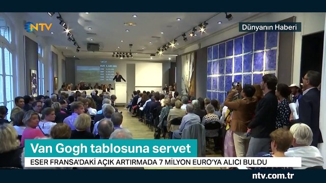 van Gogh tablosuna servet