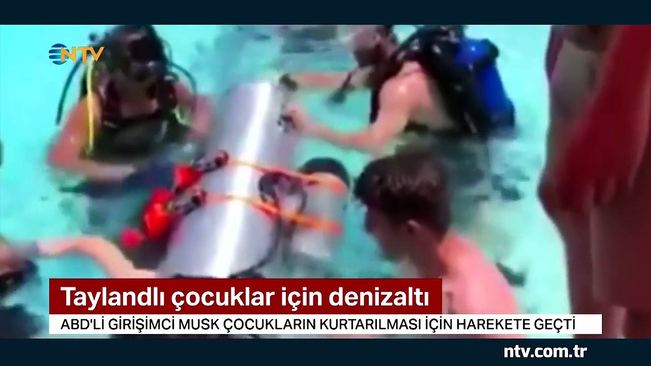 Taylandlı çocuklar için denizaltı... (Elon Musk, çocuklar için harekete geçti)