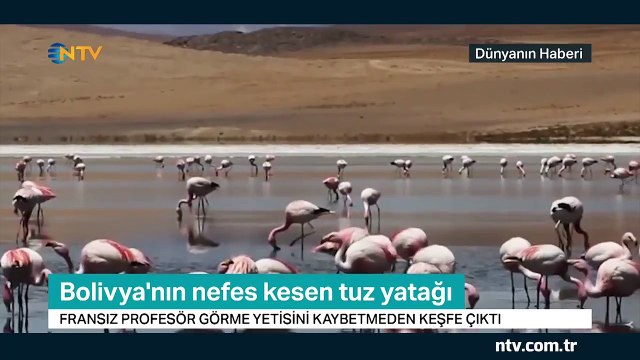 Bolivya'nın nefes kesen tuz yatağı... (Fransız profesör görme yetisini kaybetmeden keşfe çıktı)