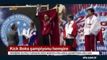 Kick Boks şampiyonu hemşire