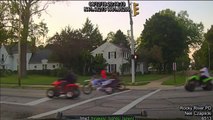 Video Shows Police Pursuit Involving 100  ATVs and Dirt Bikes in Streets of Ohio Town