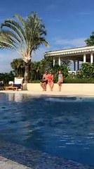 Family fun at #FSNevis will have you jumping into the weekend like... #FSFamily #FamilyFun #TGIF #readyfortheweekend