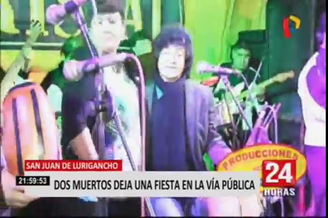 Dos muertos en concierto de música chicha, ¿quién autoriza estos eventos?