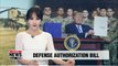 Trump signs defense bill restricting drawdown of U.S. troops in Korea