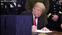 Trump Signs Defense Bill, Waters-Down China Measures