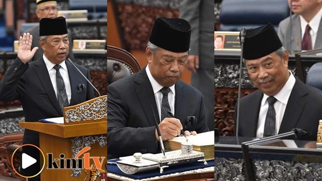 Muhyiddin angkat sumpah depan Speaker