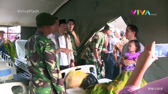 Instruksi Jokowi Usai Temui Korban Gempa Lombok