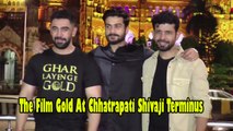 UNCUT - INDIA Turns GOLD at Chhatrapati Shivaji Terminus | Amit Sadh, Vineet Singh, Sunny Kaushal