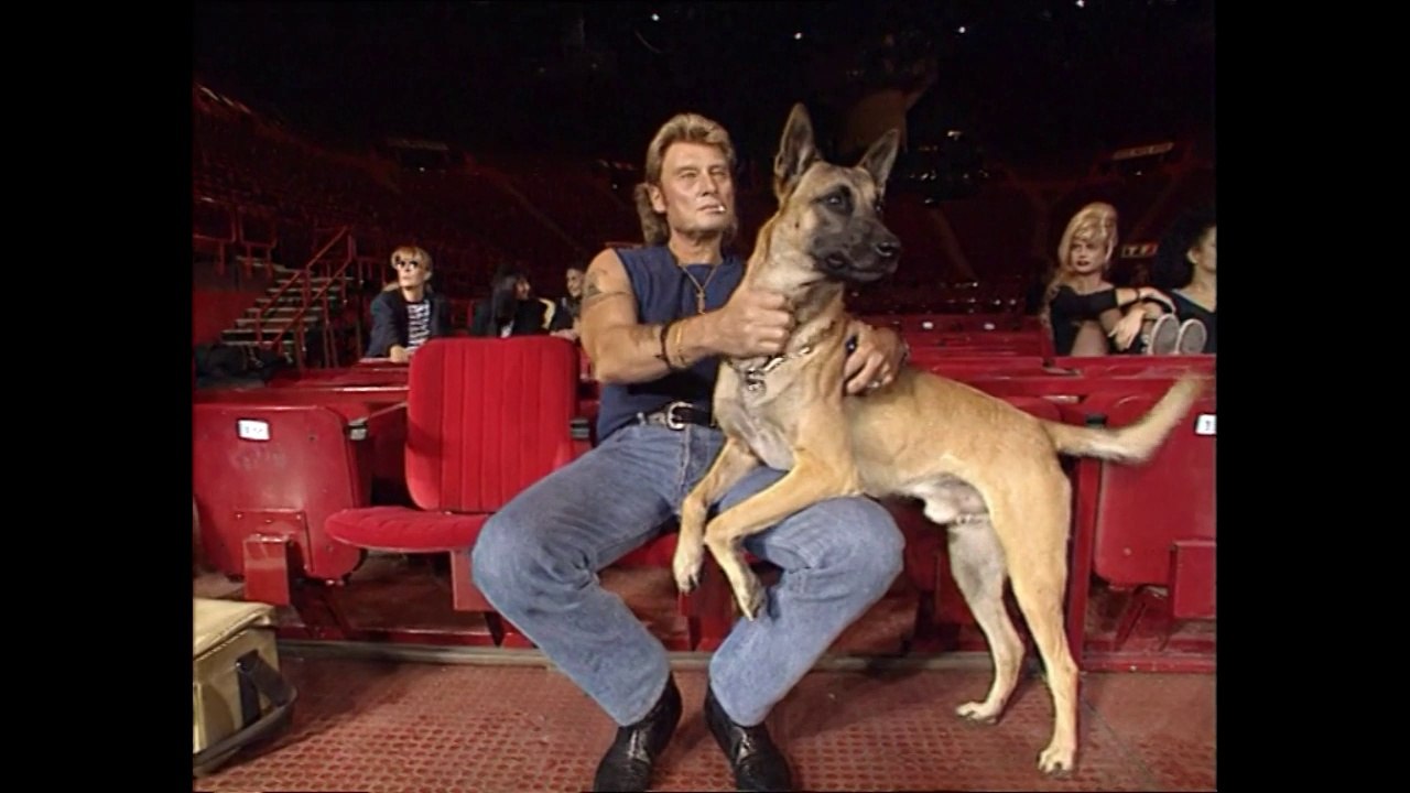 Johnny Hallyday - répétitions Bercy 1992 "Je veux te graver dans ma vie"