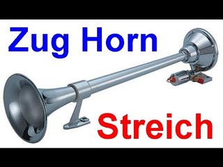 Er wurde von einem Zug Horn aufwachen