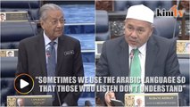 Cops using English? Mahathir responds to Tuan Ibrahim