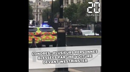 Londres: Plusieurs personnes blessées par une voiture devant le Palais de Westminster