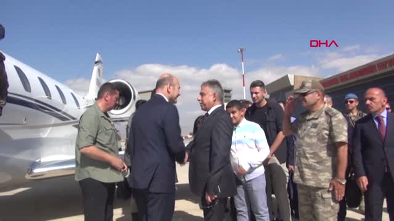 Hakkari Bakan Soylu, Astsubay Eşi ile 10 Aylık Bebeğinin Şehit Olduğu Bölgede Hd