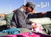 Des vêtements israéliens dans des conteneurs au port d'Alger