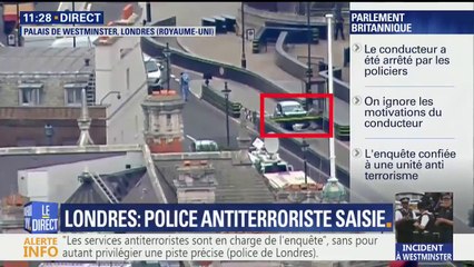 Londres: "J'ai vu deux policiers courir jusqu'à Westminster", raconte un témoin