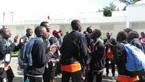 U17 ARRIVE AT FRANCOIS XAVIER STADIUM FOR COSAFA MATCH