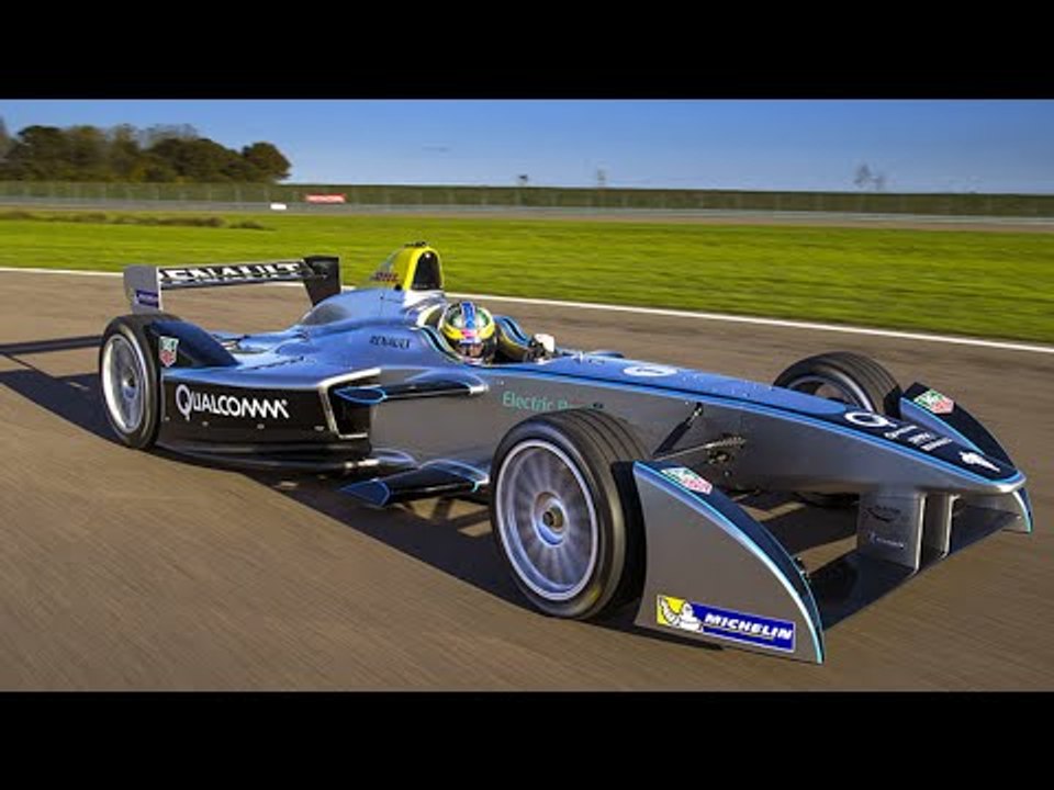 Jarno Trulli Test Driving Formula E