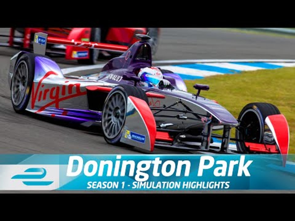 Donington Park Simulation Race Highlights