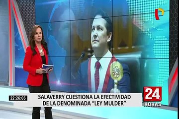 Daniel Salaverry dejó abierta posibilidad para debatir 'Ley Mulder'