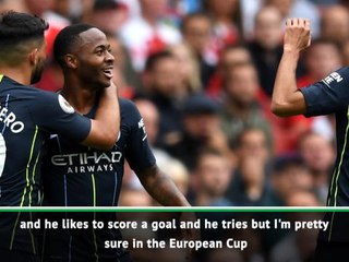 Download Video: Guardiola backs Sterling to start scoring for England soon