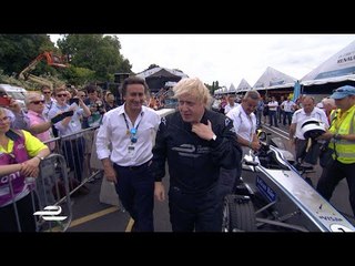Boris Johnson's Formula E drive