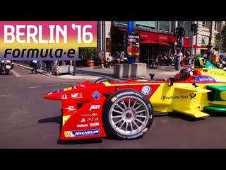 Daniel Abt Drives Formula E Car On The Streets Of Berlin!