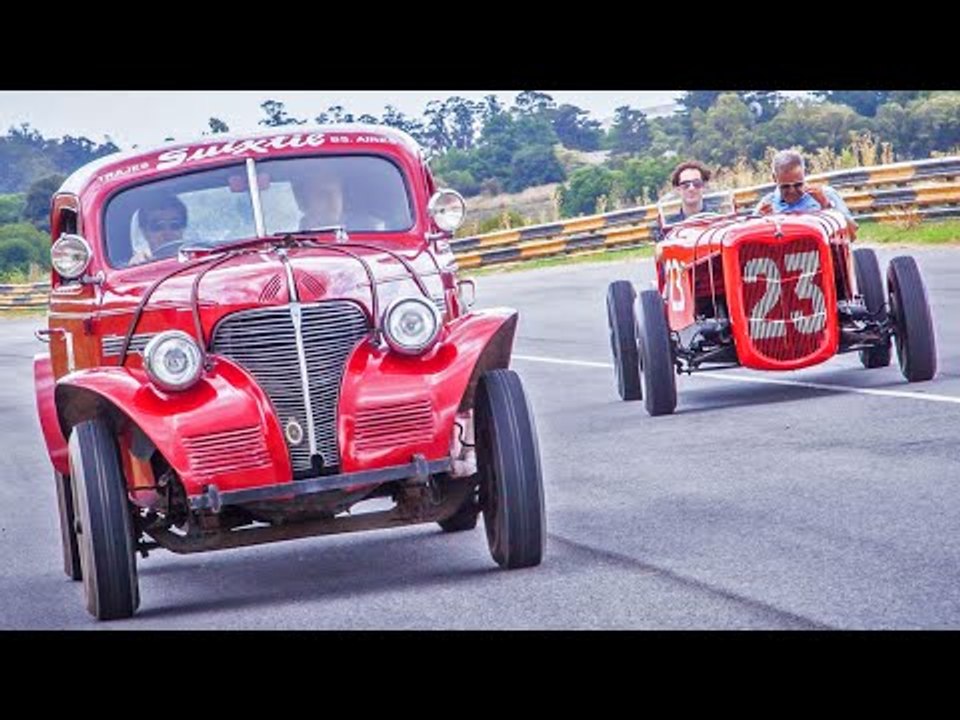 Senna & D'Ambrosio Drive Juan Manuel Fangio's Cars - Formula E