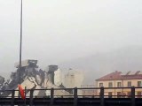 URGENT - Italie: Un viaduc de l'autoroute A10 s'écroule à Gênes - Des voitures seraient coincées en dessous