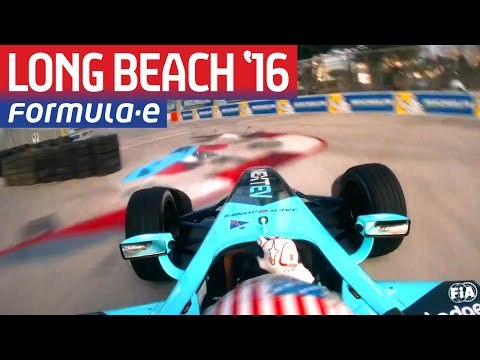 Nelson Piquet Onboard Hot Lap - Long Beach - Formula E