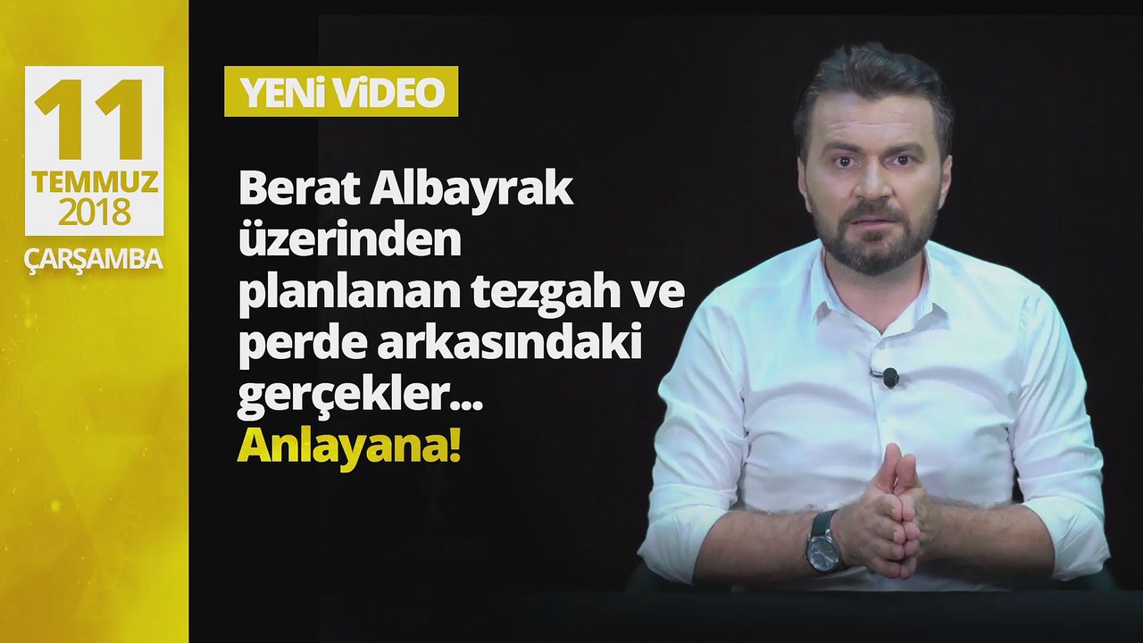 Berat Albayrak üzerinden planlanan tezgah ve perde arkasındaki gerçekler… Anlayana!