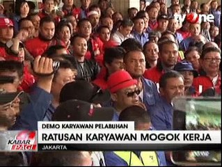 Download Video: Karyawan JICT Demo, Pelabuhan Tanjung Priok Lumpuh